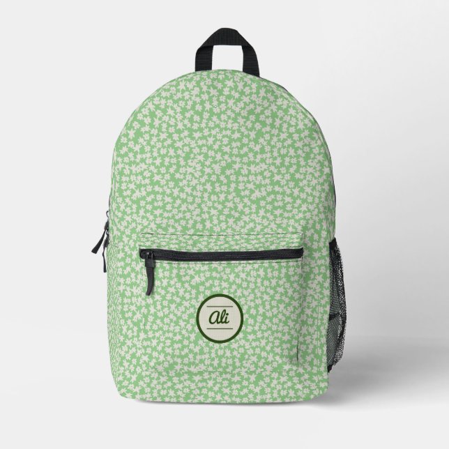 Liberty Green 1 Bedruckter Rucksack (Vorderseite)