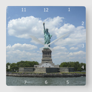 LIBERTY-INSEL QUADRATISCHE WANDUHR