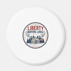 Liberty Jagd Lodge Patriotisch Patriotisch Jagd Magnet