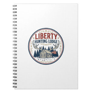 Liberty Jagd Lodge Patriotisch Patriotisch Jagd  Notizblock