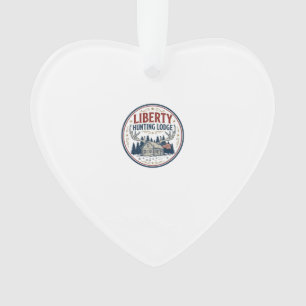 Liberty Jagd Lodge Patriotisch Patriotisch Jagd  Ornament