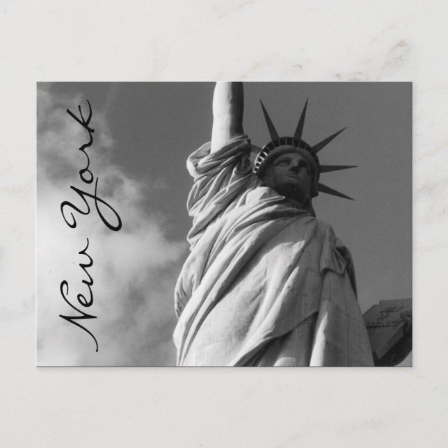 Liberty Lady New York Postkarte (Vorderseite)