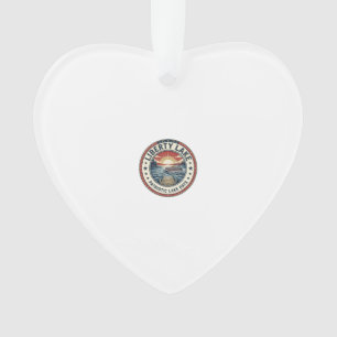Liberty Lake Patriotischer Patrioter See Leben Vin Ornament