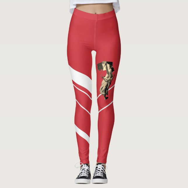 Liberty Leading the People Delacroix revolutionary Leggings (Vorderseite)