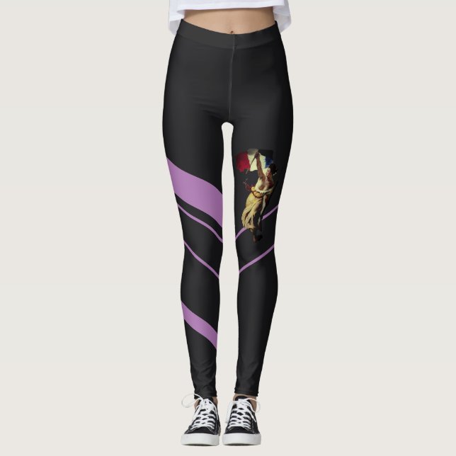 Liberty Leading the People Delacroix revolutionary Leggings (Vorderseite)