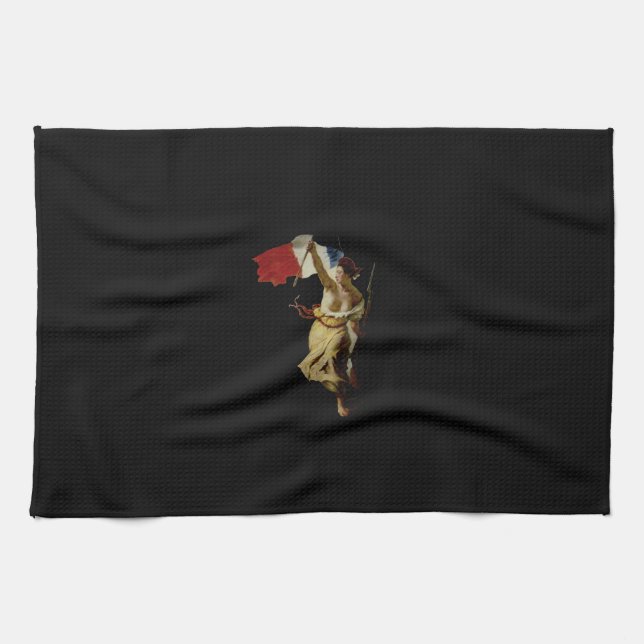 Liberty Leading the People – Eugène Delacroix Geschirrtuch (Horizontal)
