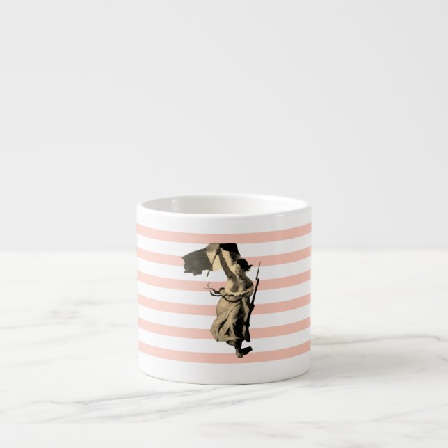 Liberty Leading the People Eugène Delacroix pastel Espressotasse (Vorderseite)