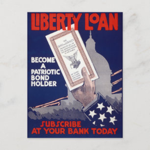 Liberty Loan Postkarte