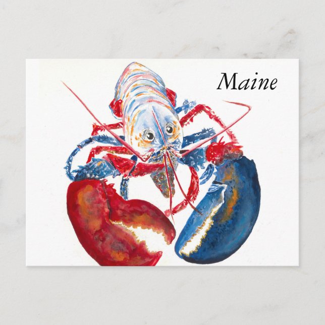 Liberty Lobster Postcard Postkarte (Vorderseite)