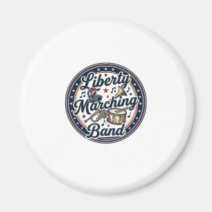 Liberty Marching Band Patriotischer Patriotischer Magnet