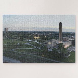 Liberty Memorial und BMA Gebäude, Kansas City, Mi Puzzle