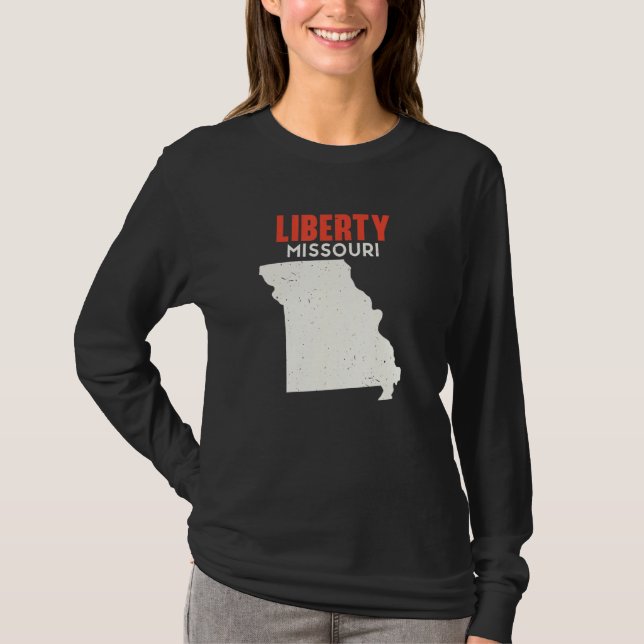Liberty Missouri USA State America Travel Missouri T-Shirt (Vorderseite)