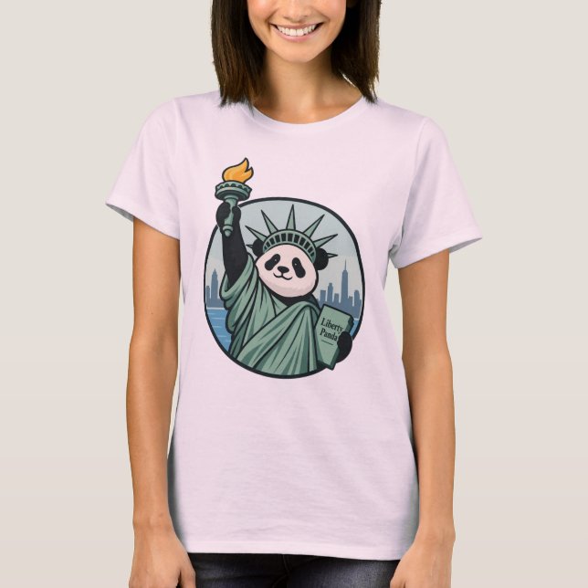 Liberty Panda T-Shirt (Vorderseite)