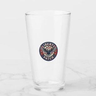 Liberty Patch Patriotischer Aufnäher Stickerei Glas