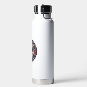 Liberty Patch Patriotischer Aufnäher Stickerei Trinkflasche