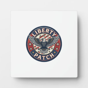 Liberty Patch Patriotischer Stickerei-Patch Fotoplatte
