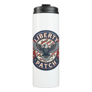 Liberty Patch Patriotisches Patch Stickerei Thermosbecher