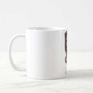 Liberty-Schädel und Adler Kaffeetasse