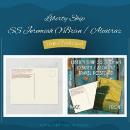 Liberty Ship SS Jeremiah O'Brien | Alcatraz Travel Postkarte