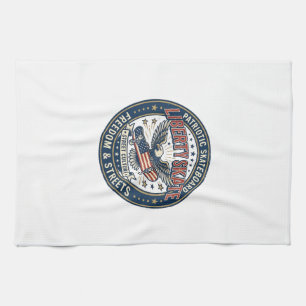Liberty Skate Patriotisches Patriotes Skateboard V Geschirrtuch