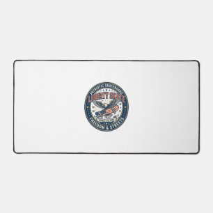 Liberty Skate Patriotisches Patriotes Skateboard V Schreibtischunterlage