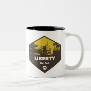 Liberty State Park New Jersey Zweifarbige Tasse