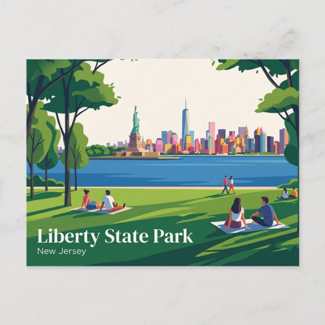 Liberty State Park USA Postkarte (Vorderseite)