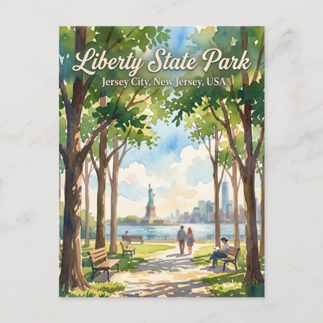 Liberty State Park USA Postkarte (Vorderseite)