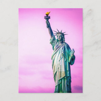 Liberty Statue New York Postkarte