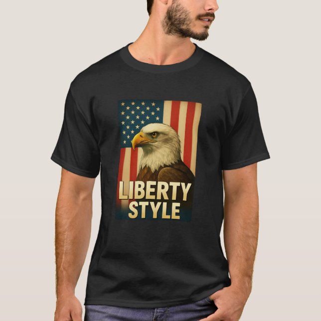 Liberty-Stil T-Shirt (Vorderseite)