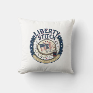 Liberty Stitch Patriotische Stickerei Nadel Kissen
