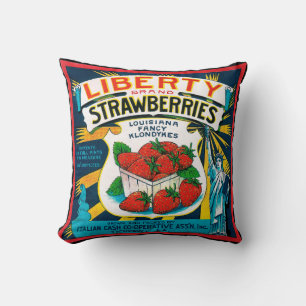 Liberty Strawberries Kissen