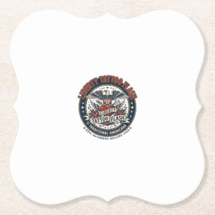 Liberty Tattoo Flash Patriotisches Patriotisches T Untersetzer