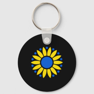 Liberty Ukraine Foundation Drucken Mit Der Blume O Schlüsselanhänger