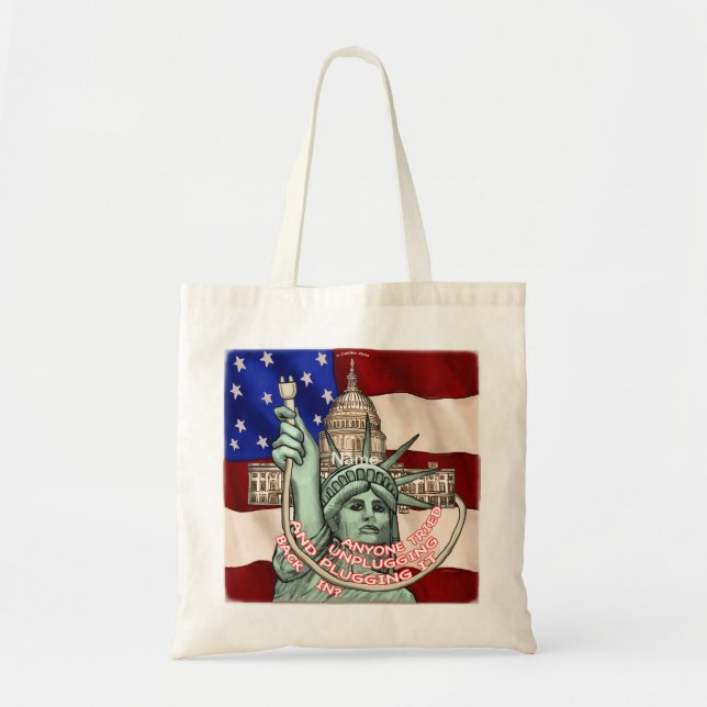 Liberty Unplug USA Tragetasche (Vorne)