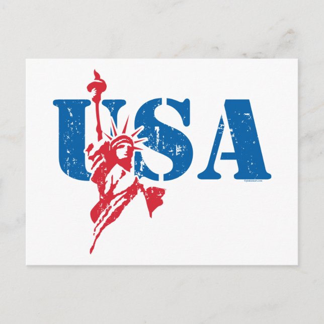 Liberty USA Postcard Postkarte (Vorderseite)