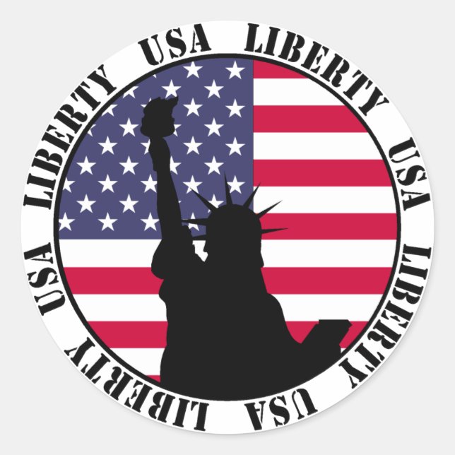 Liberty USA Stickers (Vorderseite)