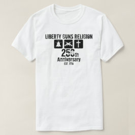 Liberty Waffen Religion etabliert 1776 250.  T-Shirt