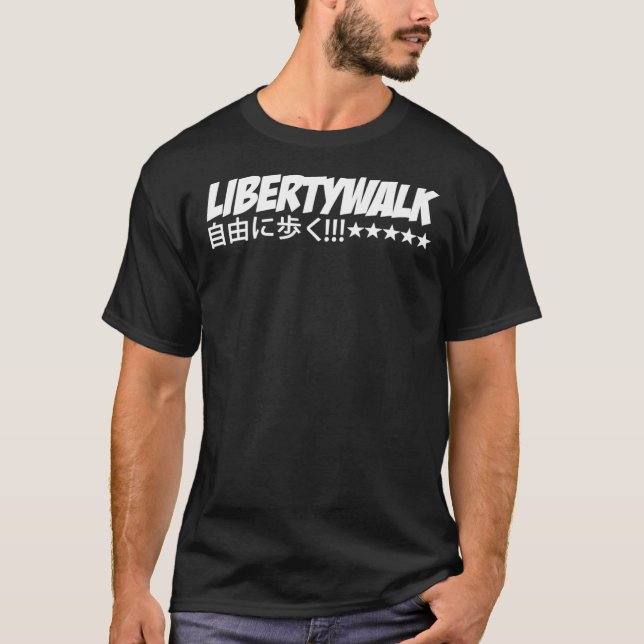 Liberty Walk Logo with Japanese Characters Classic T-Shirt (Vorderseite)