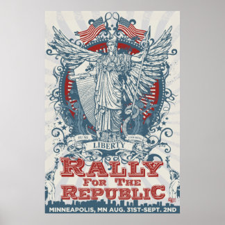 LibertyManiacs Kundgebung Riesiges Poster