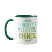 Liberty's Flame Lights Night Tasse