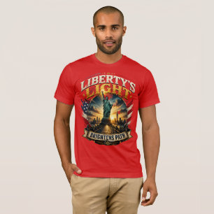 Libertys Licht erhellt den Weg T-Shirt