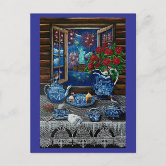 Libertys Teestundenfreude! Postkarte