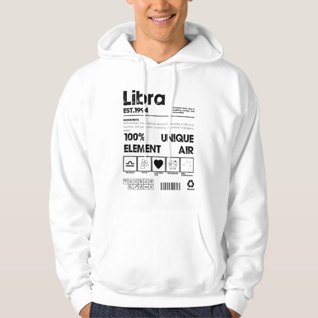 Libra 1994 hoodie (Vorderseite)