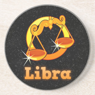 Libra-Abbildung Sandstein Untersetzer