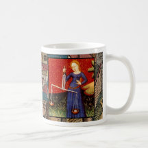 Libra Ancient Zodiac Sign Astrologie Kaffee Cup