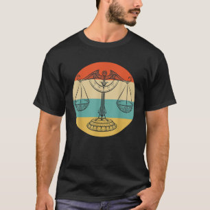 Libra Art Zodiac Signature Astrologie Skala der Ge T-Shirt