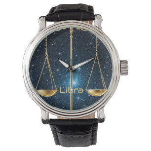 Libra-Astrologie Armbanduhr
