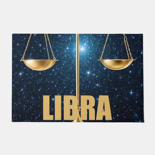 Libra-Astrologie Fußmatte (Vorderseite)