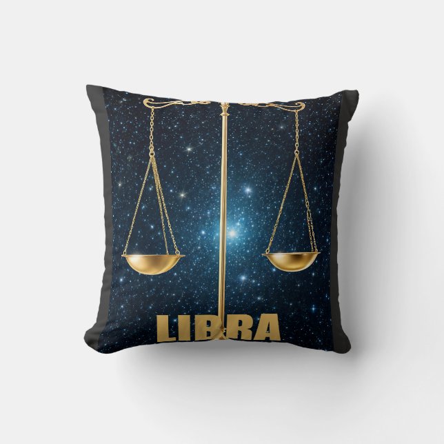 Libra-Astrologie Kissen (Vorderseite)